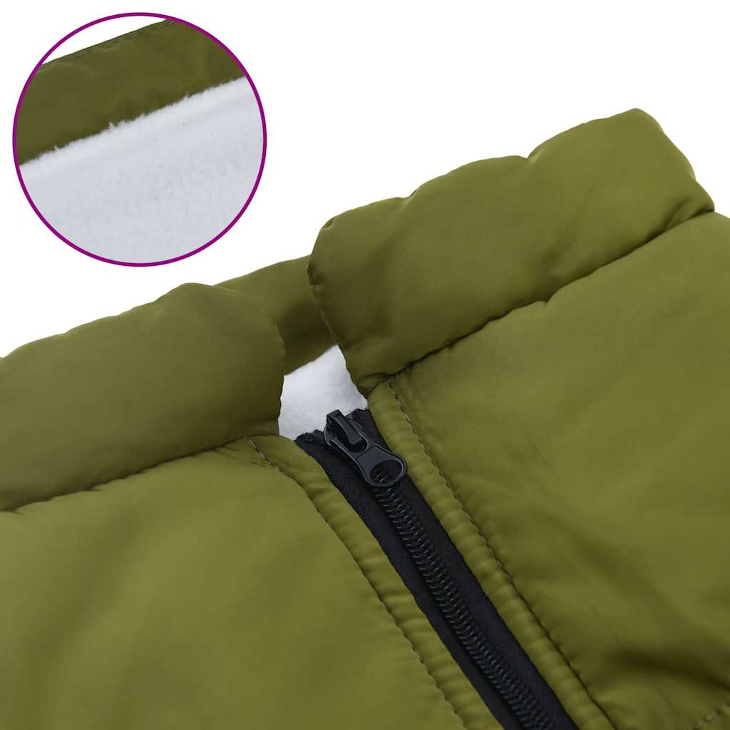 Cappotto Cani Imbracatura Impermeabile Riflettente Verde L52 | homemem39