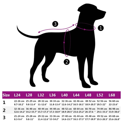 Cappotto Cani con Imbracatura Impermeabile Riflettente Nero L32 | homemem39