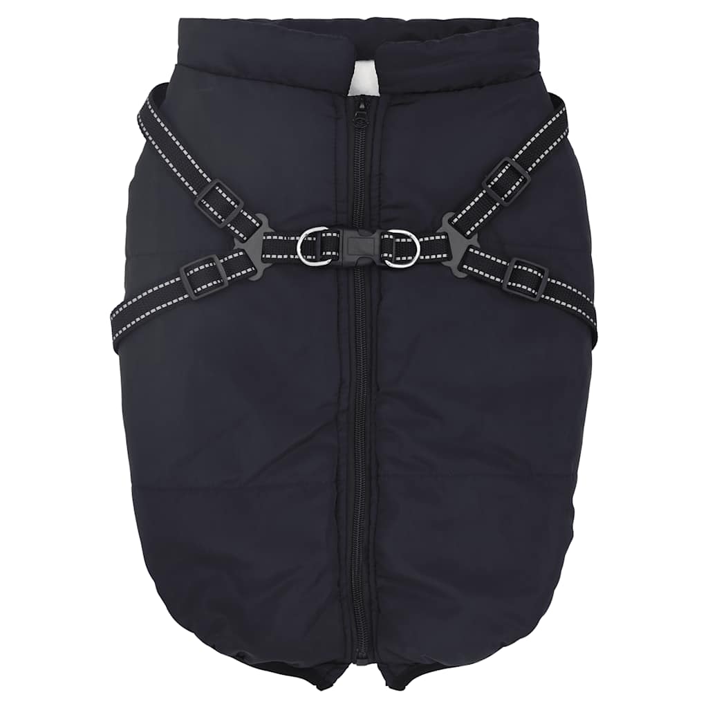 Cappotto Cani Imbracatura Impermeabile Riflettente Blu Navy L48 | homemem39