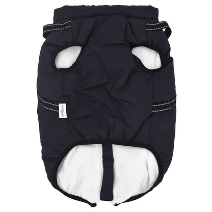Cappotto Cani Imbracatura Impermeabile Riflettente Blu Navy L48 | homemem39