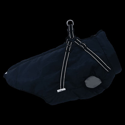 Cappotto Cani Imbracatura Impermeabile Riflettente Blu Navy L48 | homemem39