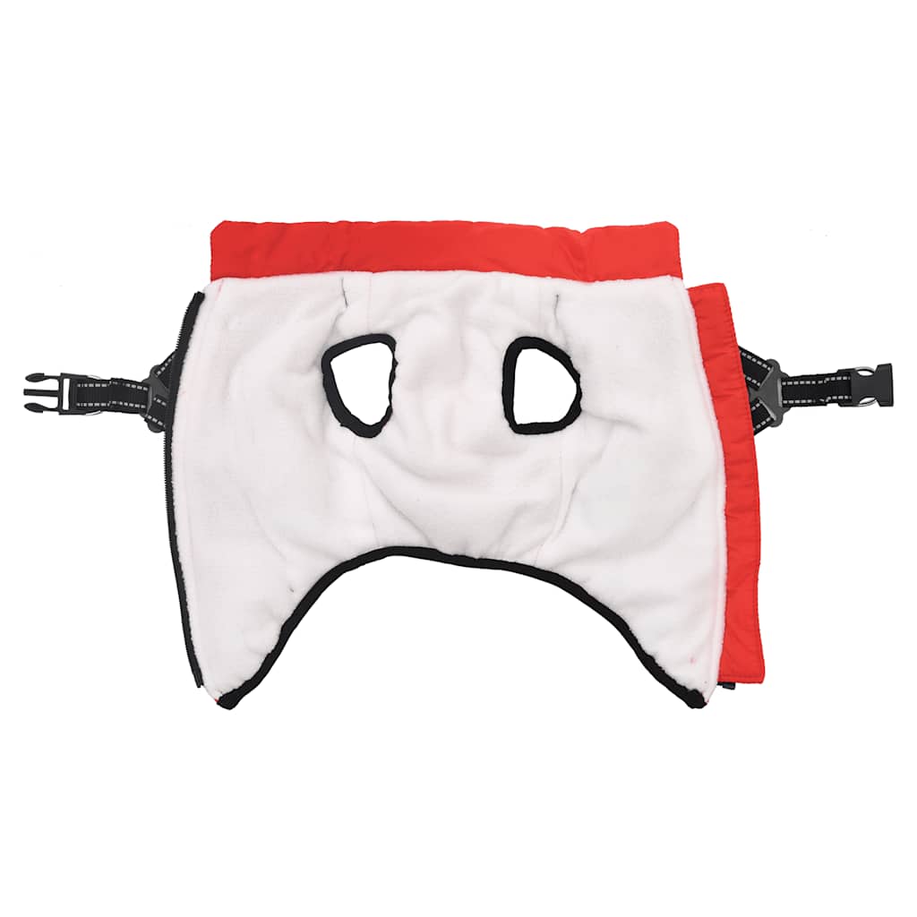 Cappotto Cani Imbracatura Impermeabile Riflettente Rosso L24