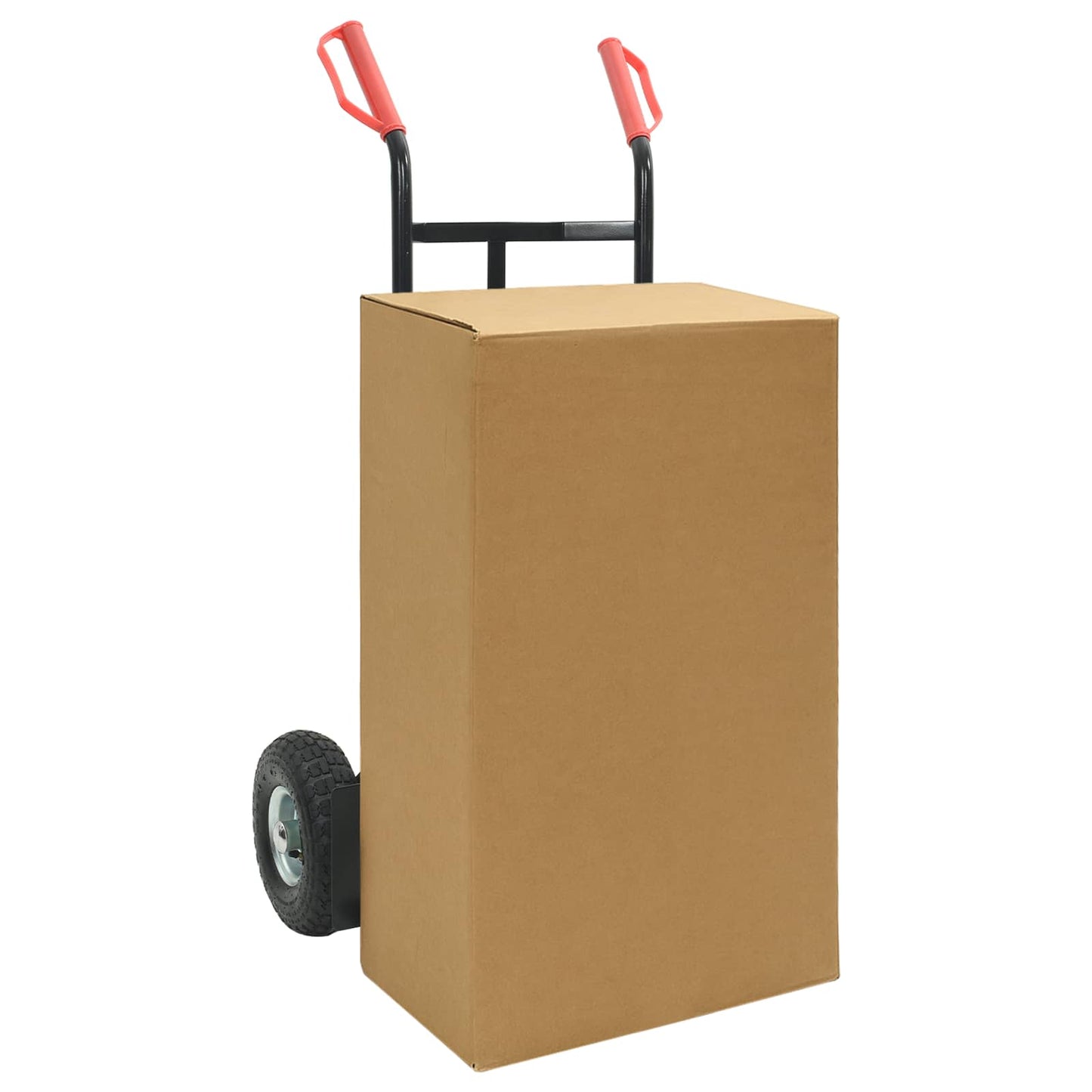 Carrello Manuale Nero e Rosso 57 x 46 x 113 cm Acciaio