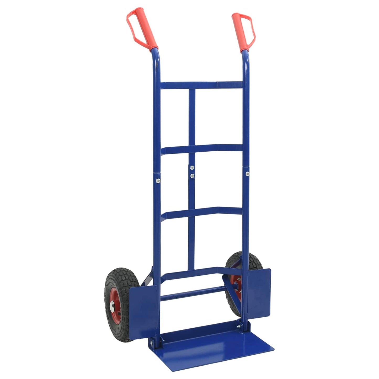 Carrello Manuale Blu e Rosso 57 x 46 x 113 cm Acciaio