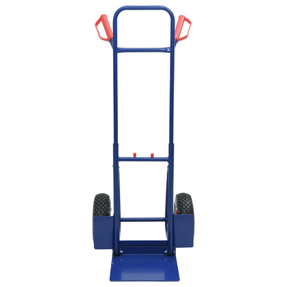 Carrello Manuale Blu e Rosso 49,5 x 53 x 114 cm Acciaio