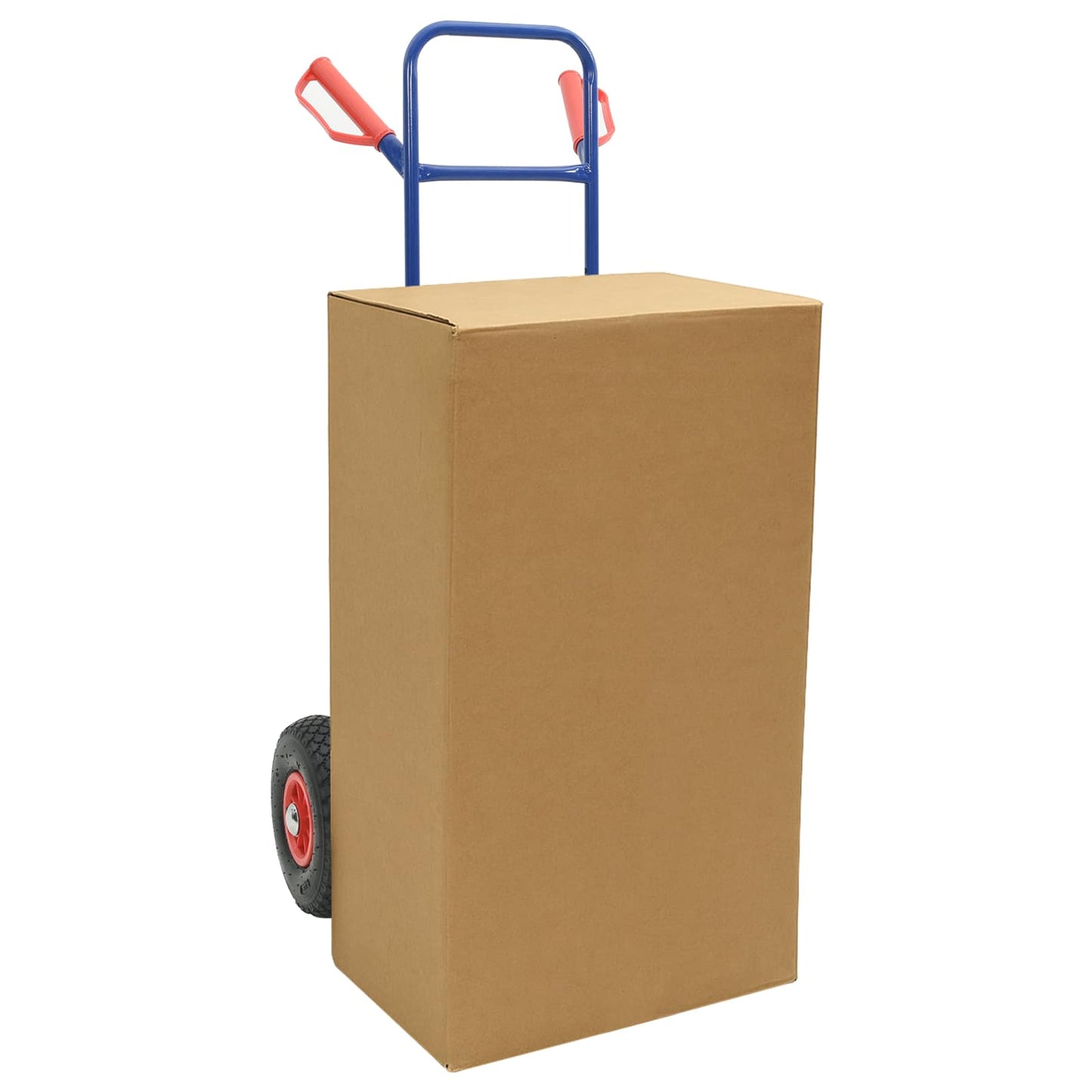 Carrello Manuale Blu e Rosso 49,5 x 53 x 114 cm Acciaio