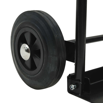 Carrello Manuale Nero e Rosso 63 x 43,5 x 110 cm Acciaio