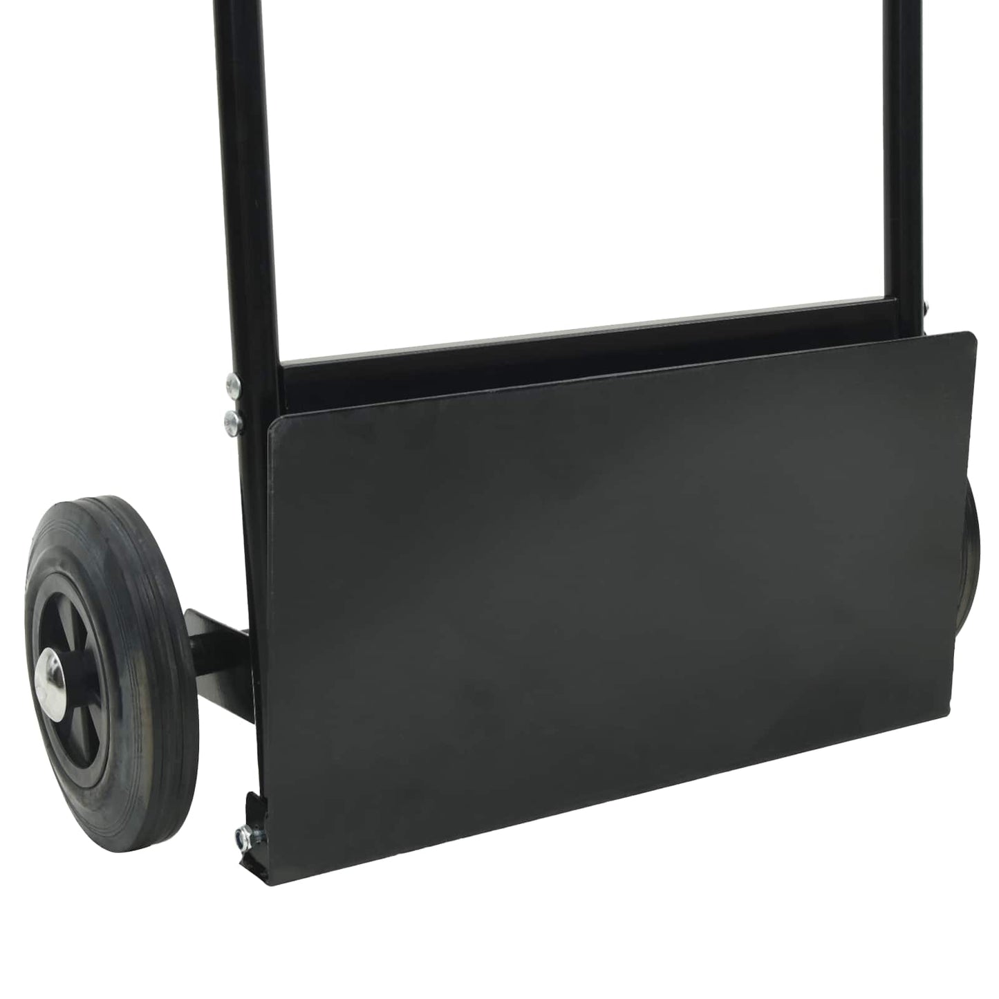 Carrello Manuale Nero e Rosso 63 x 43,5 x 110 cm Acciaio