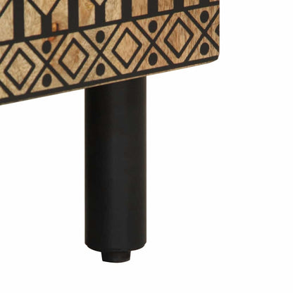 Set Mobili da Bagno 3pz in Legno Massello di Mango