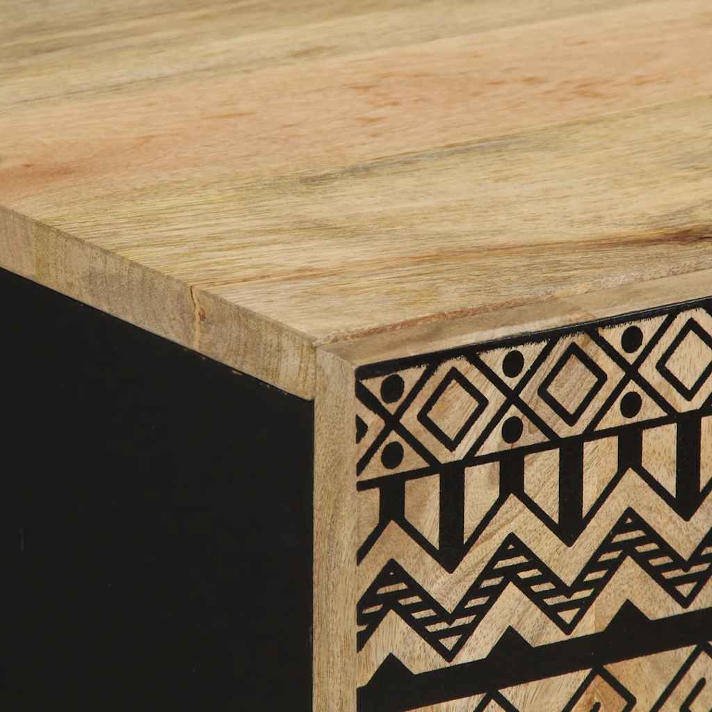 Set Mobili da Bagno 5 pz in Legno Massello di Mango