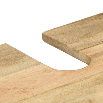 Set Mobili da Bagno 5 pz in Legno Massello di Mango