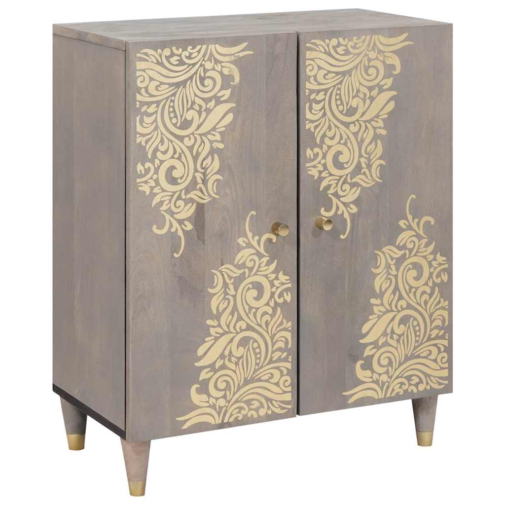 Set di Armadi da Bagno 3 pcs Grigio e Oro 180 x 33 x 75 cm | homemem39