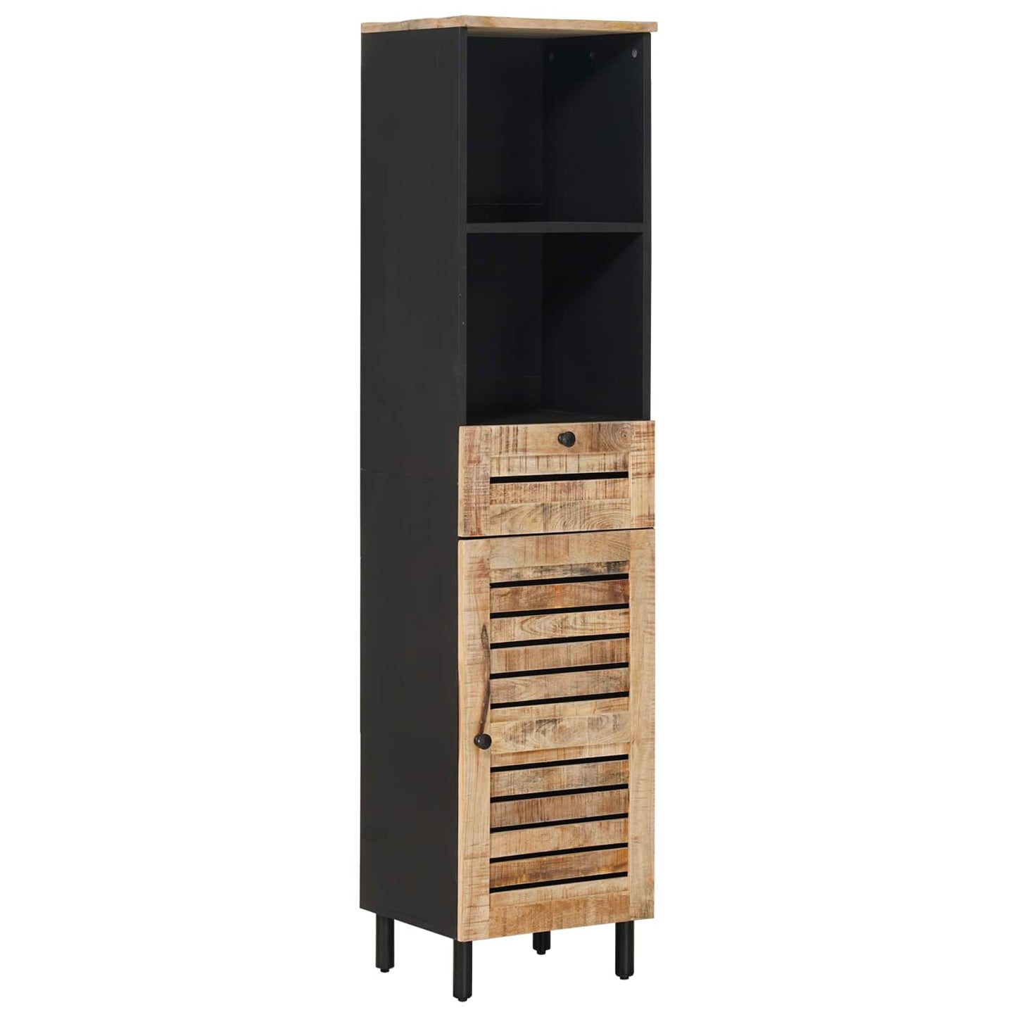 Set di Armadi da Bagno 4 pz Naturale 38 x 33 x 160 cm | homemem39