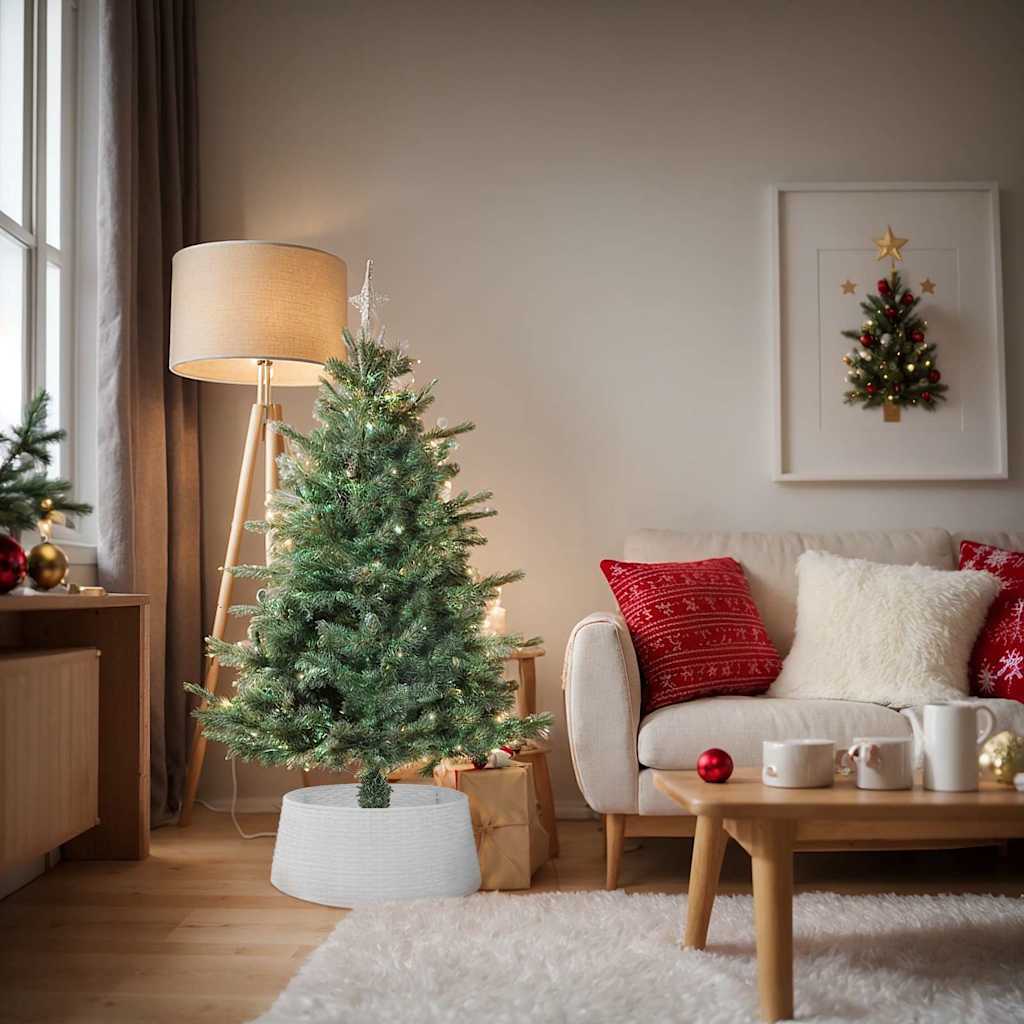 Gonna per Albero di Natale Bianca Ø65x23 cm in Plastica | homemem39