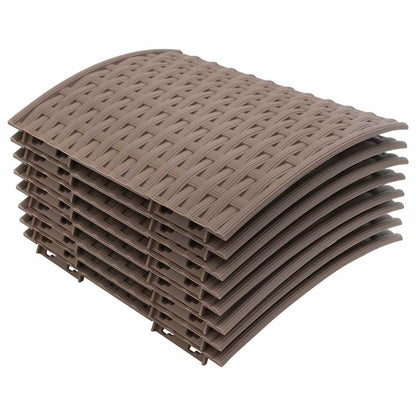 Gonna per Albero di Natale Marrone Ø65x23 cm in Plastica