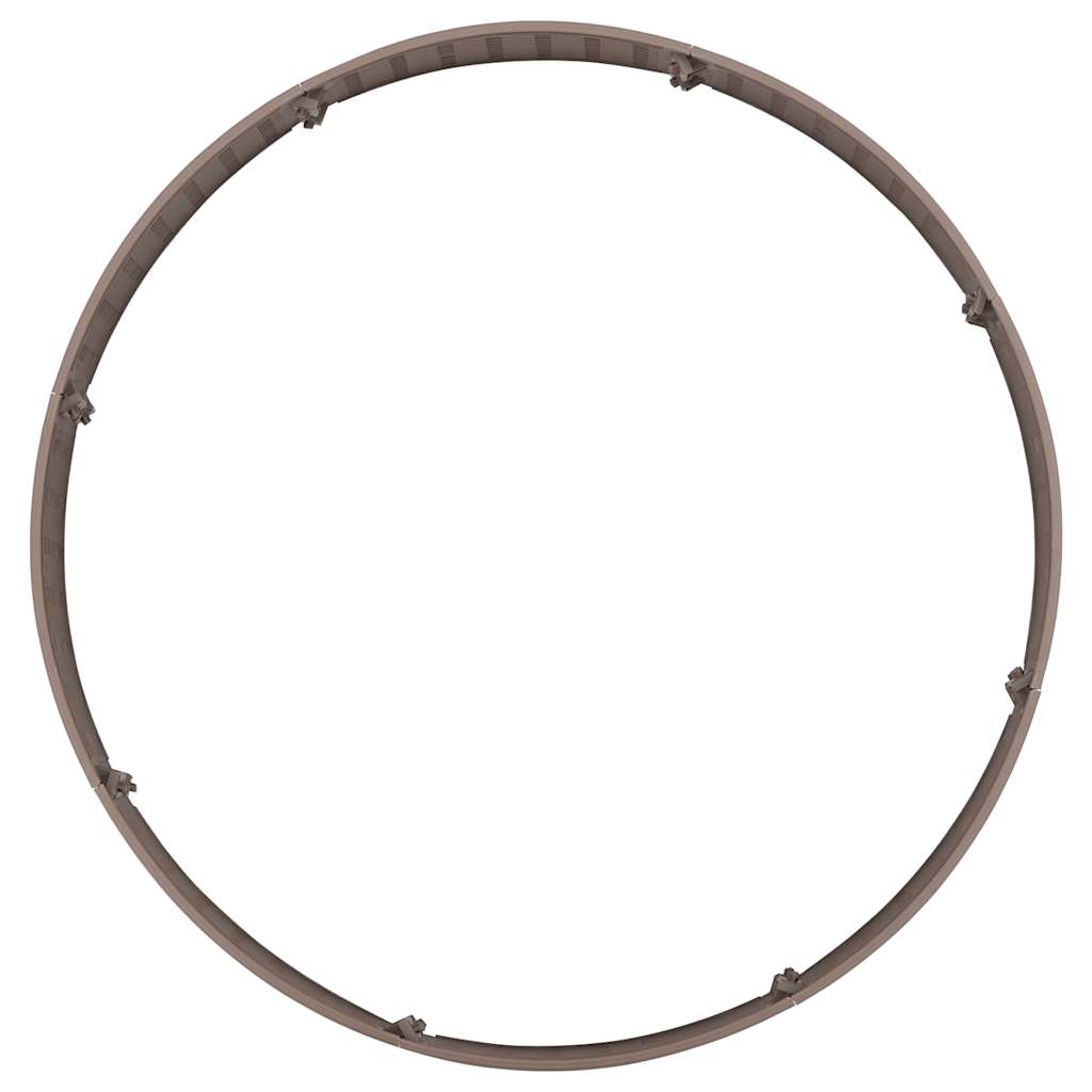 Gonna per Albero di Natale Marrone Ø65x23 cm in Plastica