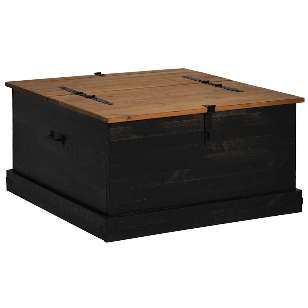 Cassapanca HALDEN 91x91x47 cm in Legno Massello di Pino
