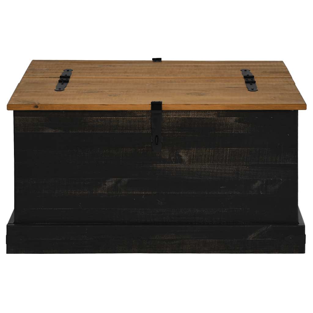Cassapanca HALDEN 91x91x47 cm in Legno Massello di Pino