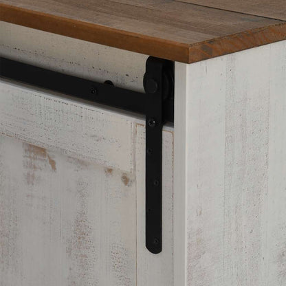 Mobile Porta TV HALDEN 2 Ante Scorrevoli Bianco 150x40x60 cm - homemem39