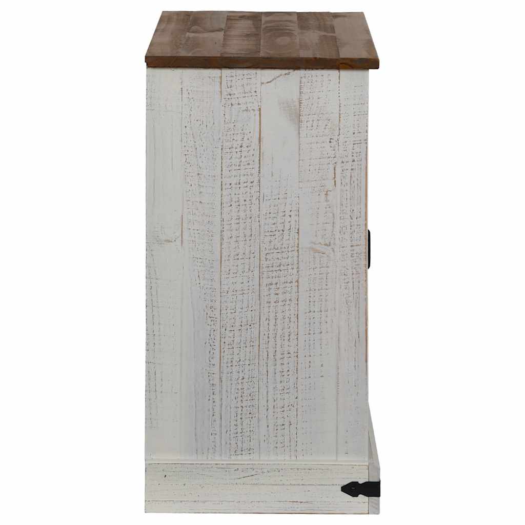 Credenza HALDEN con Anta Scorrevole 80x40x80 cm Legno Massello - homemem39