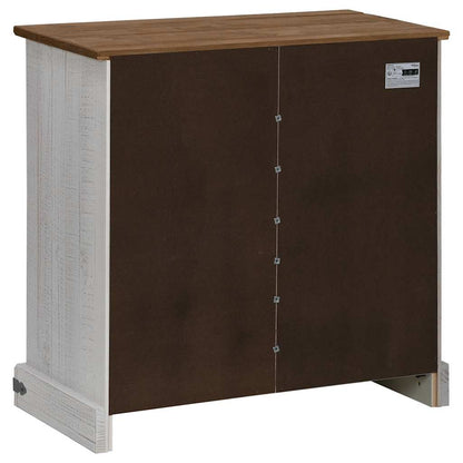 Credenza HALDEN con Anta Scorrevole 80x40x80 cm Legno Massello - homemem39