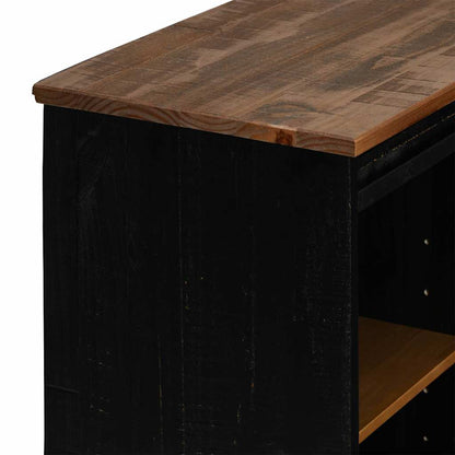 Credenza HALDEN con Anta Scorrevole 80x40x80 cm Legno Massello - homemem39