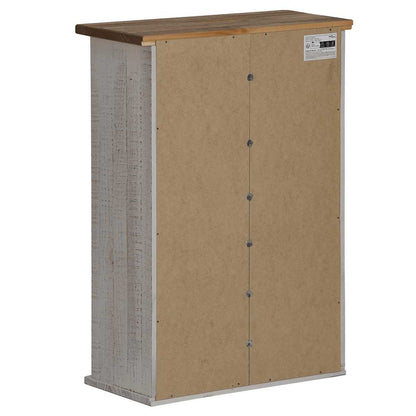 Pensile HALDEN con Anta Scorrevole Bianco 49x22,5x70 cm in Pino - homemem39