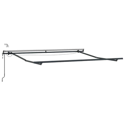 Tenda da Sole Retrattile Automatica con LED Bordò 300x250 cm | homemem39