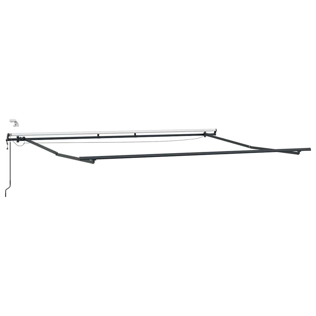 Tenda da Sole Retrattile Automatica con LED Bordò 450x300 cm | homemem39