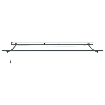Tenda da Sole Retrattile Automatica con LED Bordò 450x300 cm | homemem39