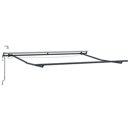 Tenda da Sole Retrattile Automatica con LED Marrone 300x250 cm | homemem39