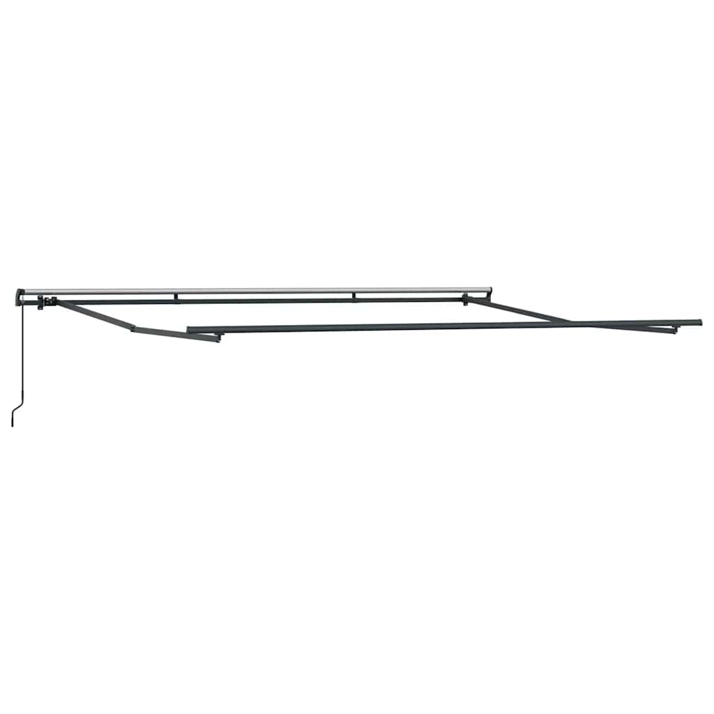 Tenda Sole Retrattile Manuale 500x300 cm Marrone | homemem39