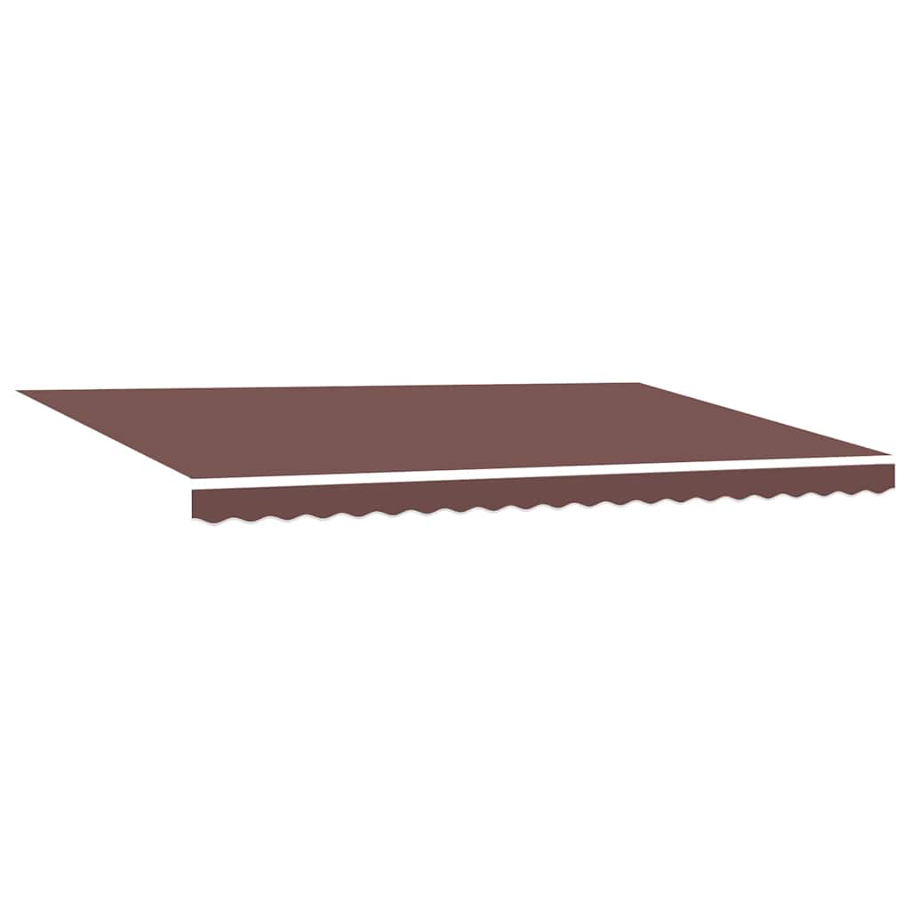 Tenda da Sole Retrattile Manuale con LED Marrone 500x300 cm | homemem39