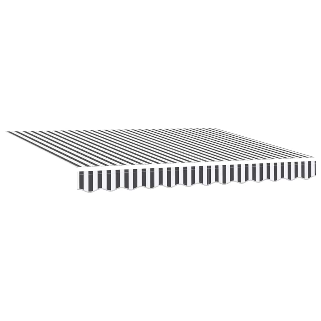 Tenda Retrattile Automatica LED Antracite e Bianco 300x250 cm | homemem39