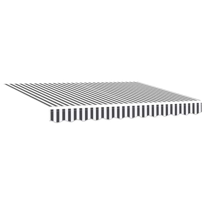 Tenda Retrattile Automatica LED Antracite e Bianco 300x250 cm | homemem39