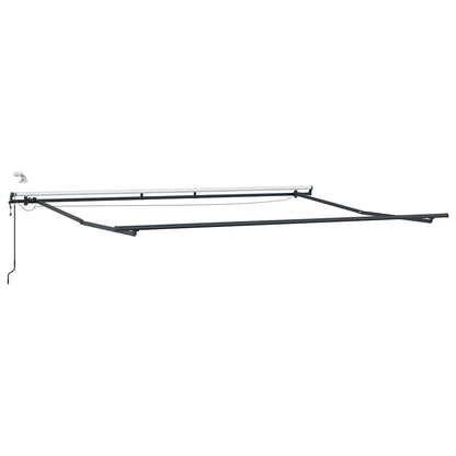 Tenda Retrattile Automatica LED Antracite e Bianco 450x300 cm