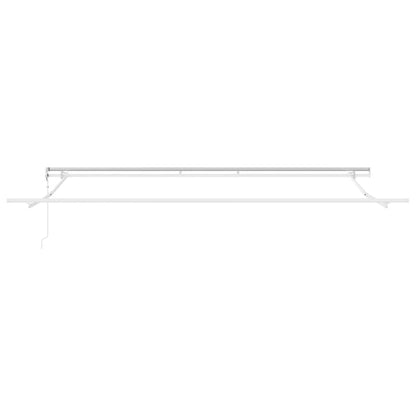 Tenda Sole Retrattile Automatica Antracite e Bianco 500x300 cm
