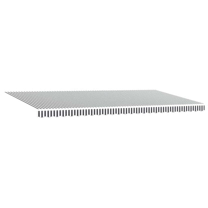 Tenda Sole Retrattile Automatica 600x300 cm Antracite e Bianco | homemem39