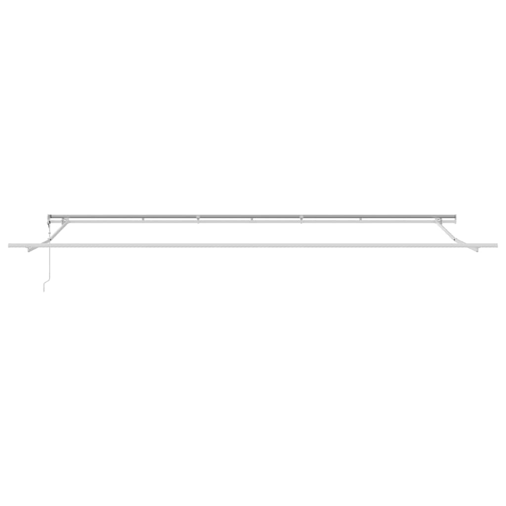 Tenda Sole Retrattile Automatica 600x300 cm Antracite e Bianco | homemem39