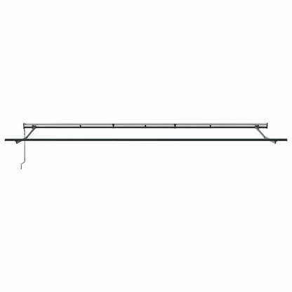 Tenda Retrattile Automatica Antracite e Bianco 600x300 cm