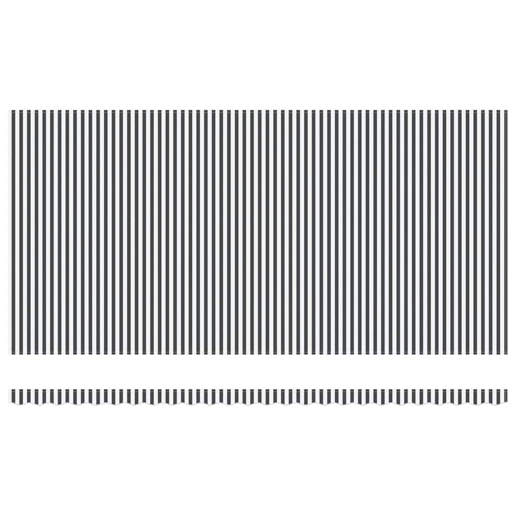 Tenda Retrattile Automatica LED Antracite e Bianco 600x300 cm | homemem39