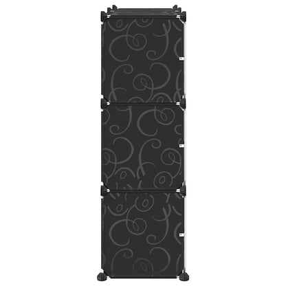 Organizzatore Portaoggetti con 6 Cubi e Ante Trasparenti in PP - homemem39