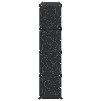 Organizzatore Portaoggetti con 12 Cubi e Ante Trasparenti in PP - homemem39