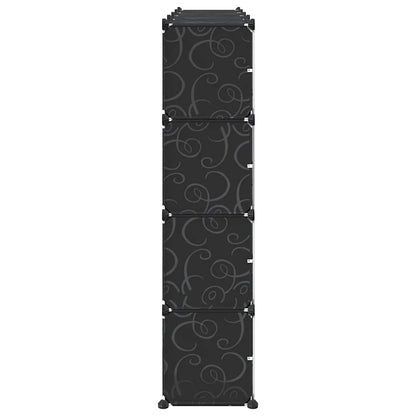 Organizzatore Portaoggetti con 16 Cubi e Ante Trasparenti in PP - homemem39