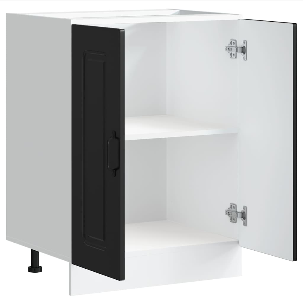Mobile base lavello Kalmar Nero 60x46x81,5 cm in Truciolato | homemem39