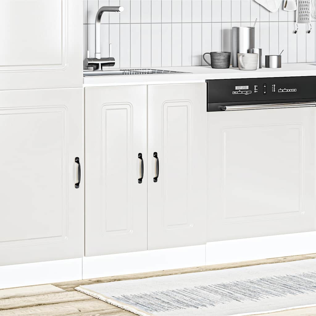 Mobile base lavello Kalmar Bianco Lucido 60x46x81,5 cm - homemem39