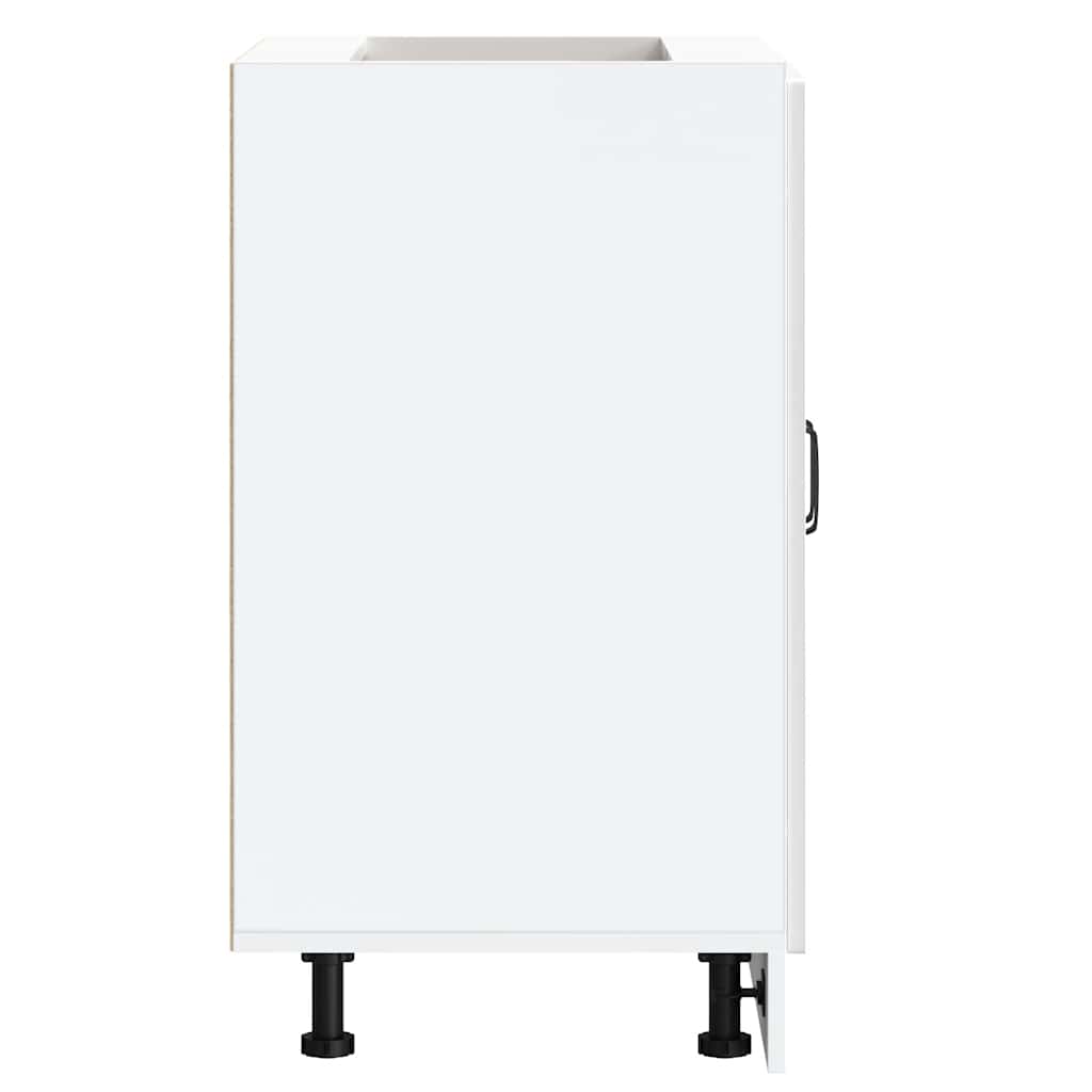 Mobile base lavello Kalmar Bianco Lucido 60x46x81,5 cm - homemem39
