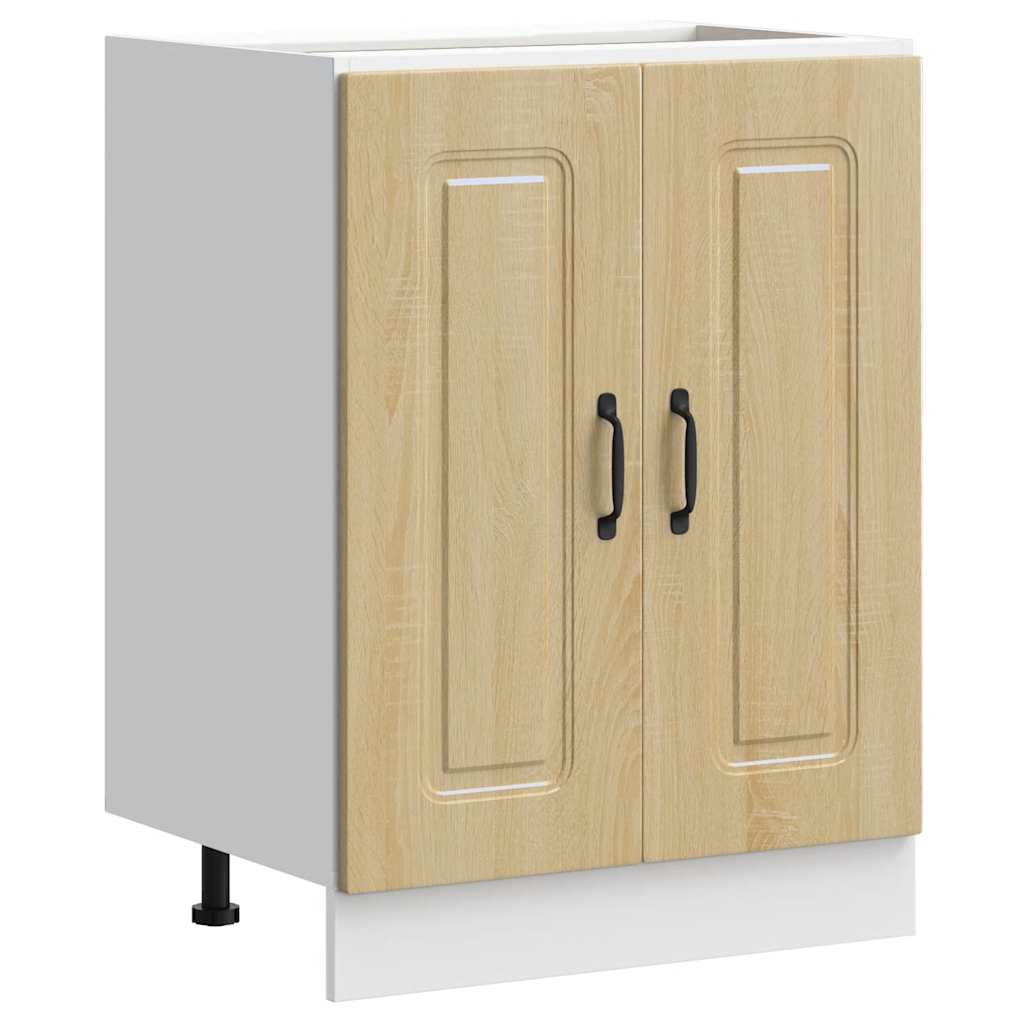 Mobile base lavello Kalmar Rovere Sonoma 60x46x81,5 cm - homemem39