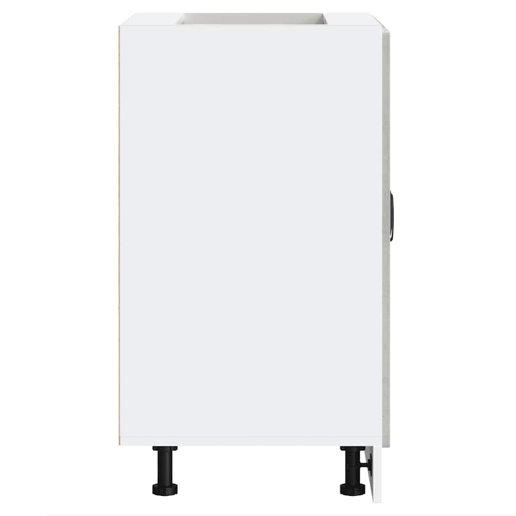 Mobile base lavello Kalmar Grigio Cemento 60x46x81,5 cm - homemem39