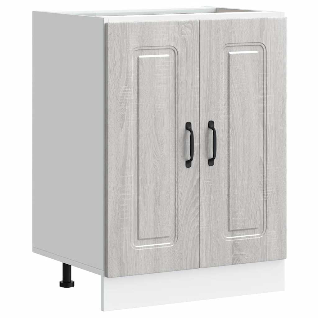 Mobile base lavello Kalmar Grigio Sonoma 60x46x81,5 cm - homemem39